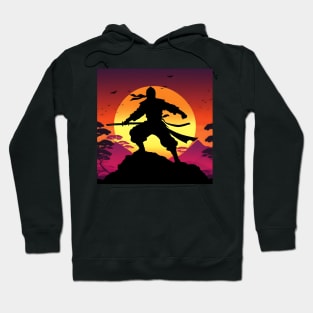 Strong Ninja silhouette Hoodie